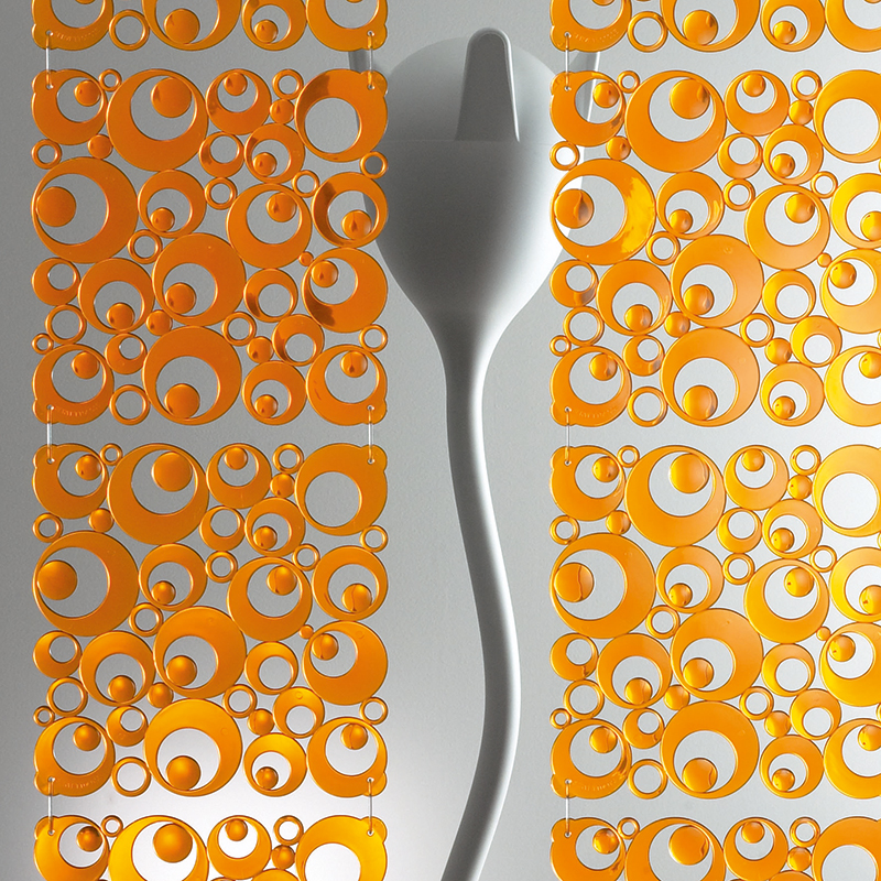 VedoNonVedo Settantuno decorative partitions - transparent orange 4